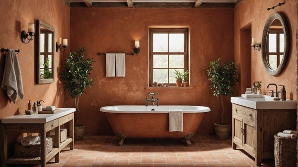 Tomette salle de bain : charme rustique et conseils d'installation